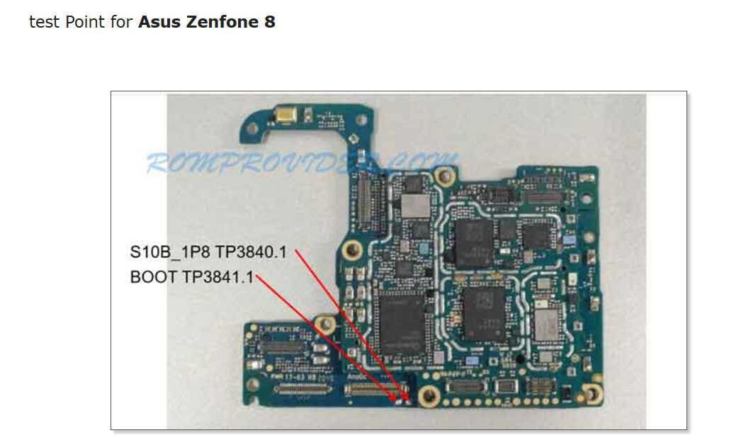 Asus Zenfone 8 Test Point / EDL Point